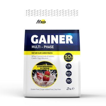 Gainer - 1500g Strawberry and Cream (Повреждена упаковка) &mdash; оригинальный товар