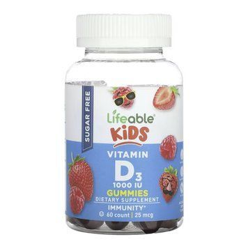 Vitamin D Kids Sugar Free - 60 gummies &mdash; оригинальный товар
