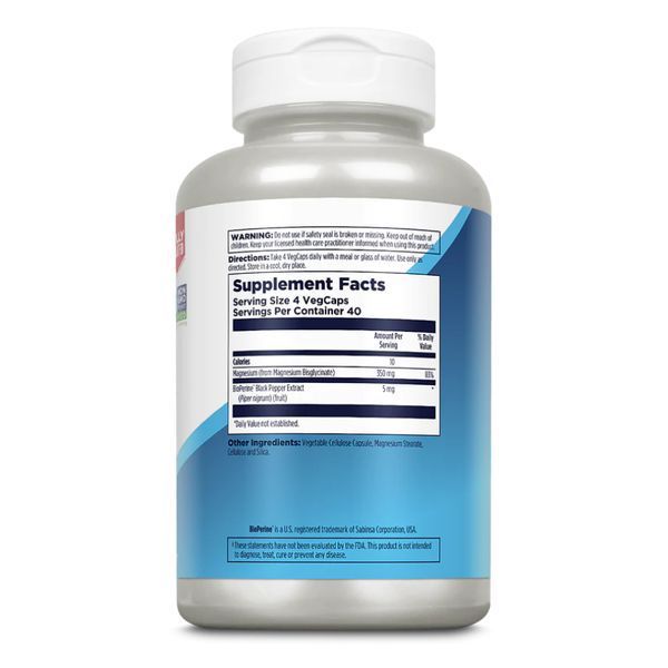 Magnesium Glycinate 350 - 160 veg caps &mdash; оригинальный товар
