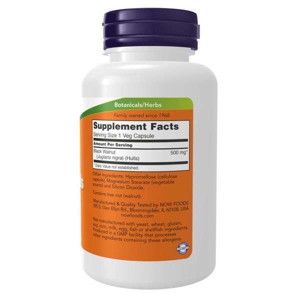 Black Walnut Hulls 500 mg - 100 vcaps &mdash; оригинальный товар