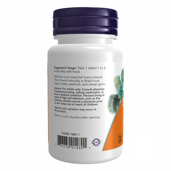 Selenium 100 mcg - 100 tabs &mdash; оригінальний товар