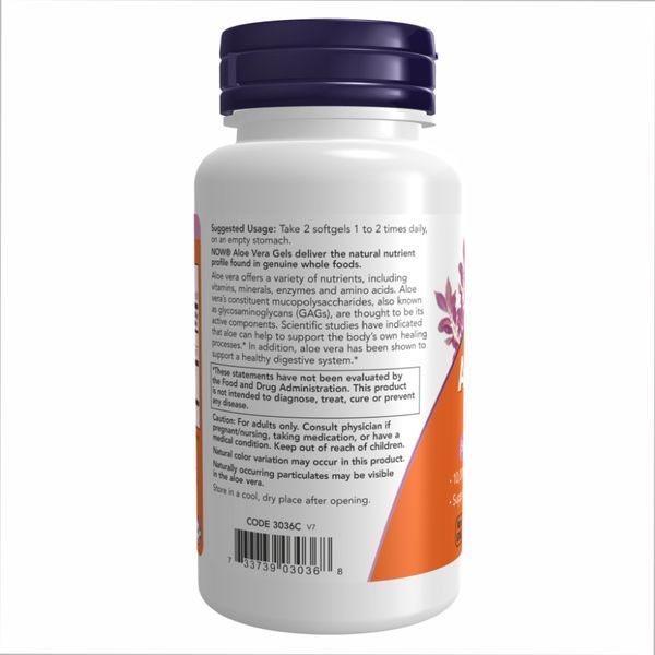 Aloe Vera Gels - 100 softgels &mdash; оригинальный товар