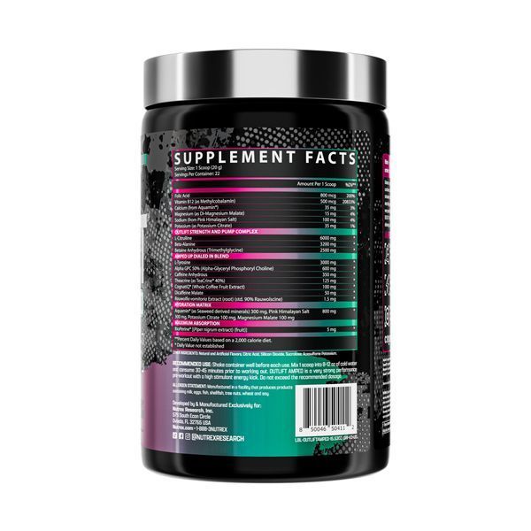 Outlift Amped - 440.3g Strawberry Watermelon &mdash; оригінальний товар