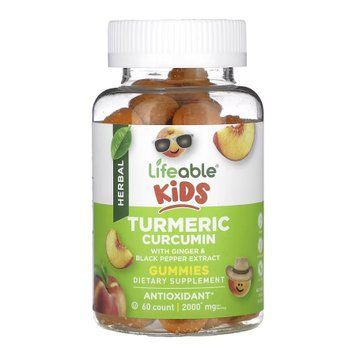 Turmeric Curcumin with Ginger & Black Pepper Extract Kids - 60 gummies &mdash; оригинальный товар