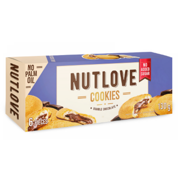 Nutlove Cookies -130g Double Chocolate &mdash; оригінальний товар