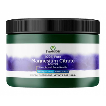 Magnesium Citrate Powder 100% Pure - 244g &mdash; оригинальный товар