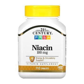 Niacin 100 mg - 110 tabs &mdash; оригинальный товар
