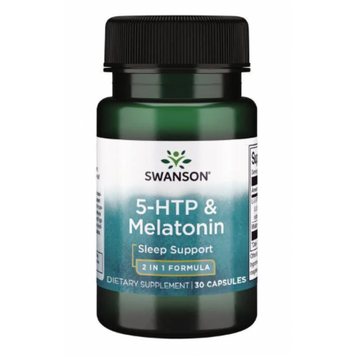 Ultra 5-HTP Melatonin - 30 veg caps &mdash; оригинальный товар
