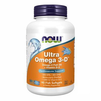 Ultra Omega 3-D Softgels - 90 softgels (Без этикетки) &mdash; оригинальный товар