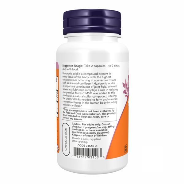 Hyaluronic Acid 50 mg - 60vcaps &mdash; оригинальный товар