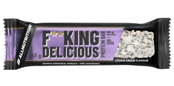 F**king delicious Protein Bar - 15x55g White Chocolate Cookies cream &mdash; оригінальний товар