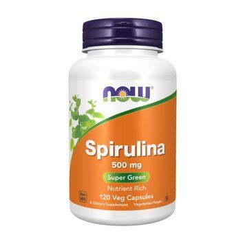 Spirulina 500 mg - 120 vcaps &mdash; оригинальный товар