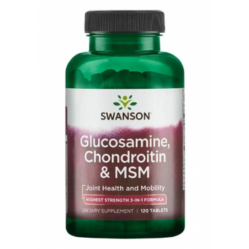 Glucosamine Chondroitin MSM - 120 tabs &mdash; оригинальный товар