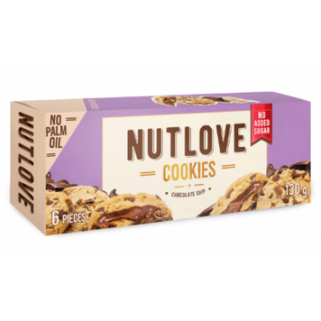 Nutlove Cookies -130g Chocolate Chip &mdash; оригінальний товар