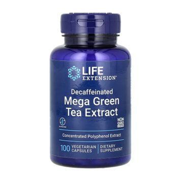 Decaffeinated Mega Green Tea Extract - 100 vcaps &mdash; оригинальный товар