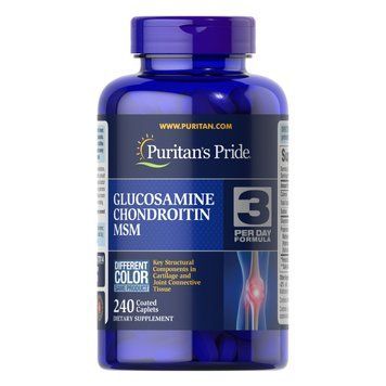 Glucosamine Chondroitin MSM Double Strength - 240 Caplets &mdash; оригинальный товар