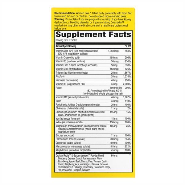 Women's Ultra Potency Complete Multivitamin - 30 tabs &mdash; оригинальный товар