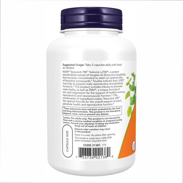 Testo Jack 100 - 120 vcaps &mdash; оригинальный товар