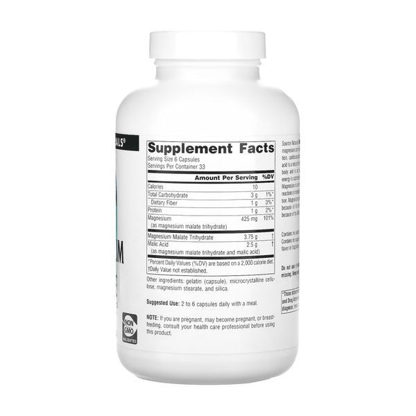 Magnesium Malate 625mg - 200 caps &mdash; оригинальный товар