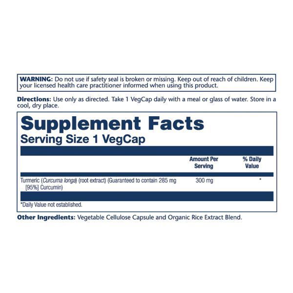 Turmeric Root Extract 300m - 60 vcaps &mdash; оригінальний товар