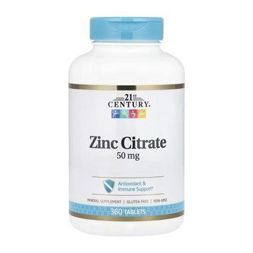 Zinc Citrate 50 mg - 360 tabs &mdash; оригинальный товар