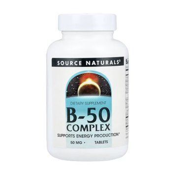 Vitamin B-50 Complex 50mg - 50 tabs &mdash; оригінальний товар