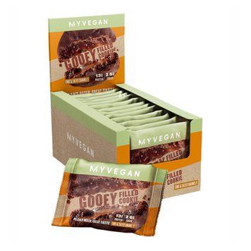 Vegan Filled Protein Cookie - 12x75g Double Chocolate & Caramel &mdash; оригінальний товар