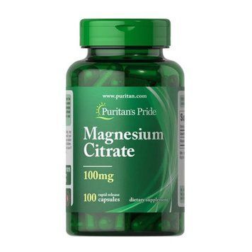 Magnesium Citrate 100mg - 100 caps &mdash; оригинальный товар