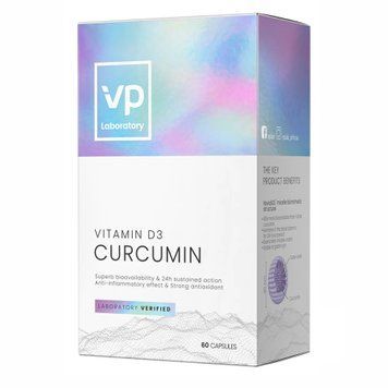 Curcumin + D3 500 mg - 60 caps &mdash; оригинальный товар