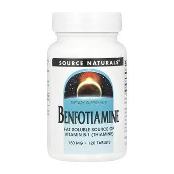 Benfotiamine 150mg - 120 tabs &mdash; оригінальний товар
