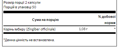 Ginger Root 540mg - 100 caps &mdash; оригинальный товар