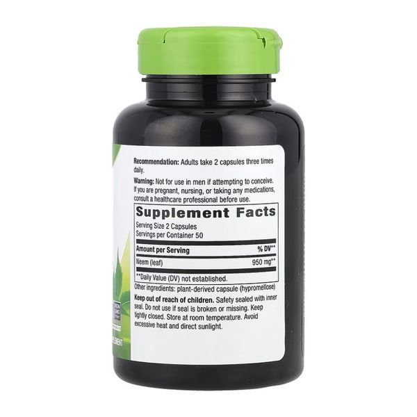 Neem Leaf - 100 vcaps &mdash; оригінальний товар