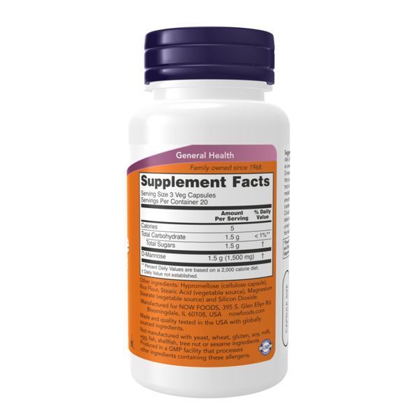 D-Mannose Urinary Support 500mg - 60 vcaps &mdash; оригинальный товар