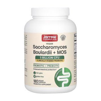 Saccharomyces Boulardii + MOS - 180 vcaps &mdash; оригинальный товар