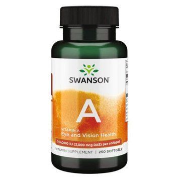 Vitamin A 10,000 IU - 250 Softgels &mdash; оригинальный товар