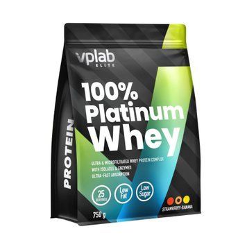 100% Platinum Whey - 750g Strawberry Banan &mdash; оригинальный товар