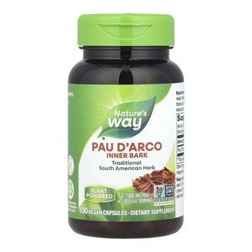 Pau D'Arco Inner Bark - 100 vcaps &mdash; оригінальний товар