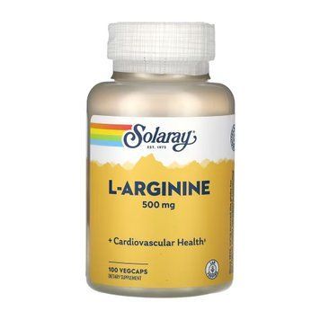 L-Arginine Free Form 500mg - 100 vcaps &mdash; оригинальный товар