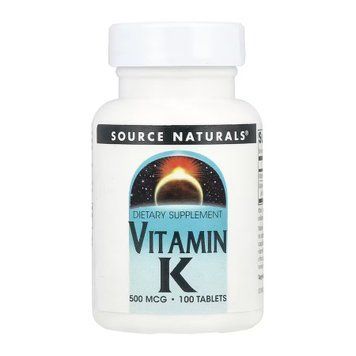 Vitamin K 500 mcg - 100 tabs &mdash; оригинальный товар