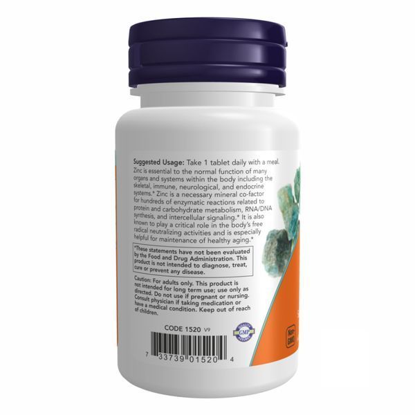 Zinc Gluconate 50 mg - 250 tabs &mdash; оригінальний товар