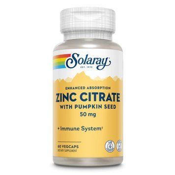 Zinc Citrate 50mg - 60 vcaps &mdash; оригинальный товар