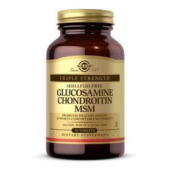 Triple Strength Glucosamine Chondroitin MSM - 60 tabs &mdash; оригинальный товар