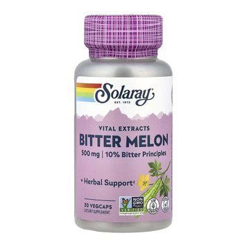 Bitter Melon Fruit Extract 10% 500mg - 30 vcaps &mdash; оригинальный товар