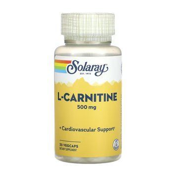 L-Carnitine Free Form 500mg - 30 vcaps &mdash; оригинальный товар