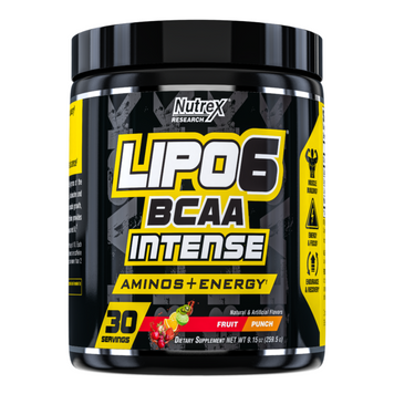 Lipo-6 BCAA Intense - 30srv Fruit Punch &mdash; оригинальный товар