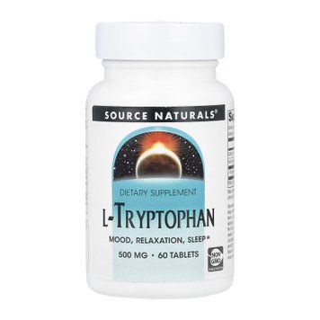 L-Tryptophan 500mg - 60 tabs &mdash; оригінальний товар