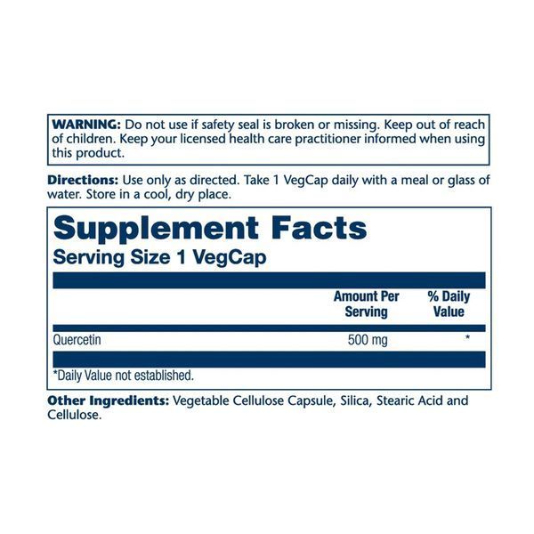 Quercetin 500mg - 90 vcaps &mdash; оригинальный товар