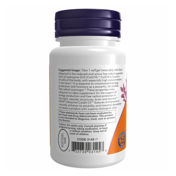 CoQH-CF Ubiquinol - 60 sgels &mdash; оригінальний товар