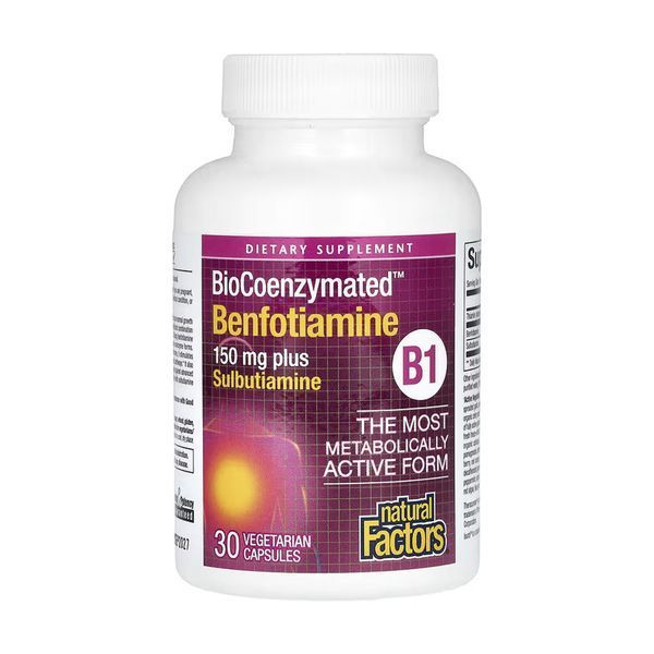 BioCoenzymated Benfotiamine - 30 caps &mdash; оригинальный товар