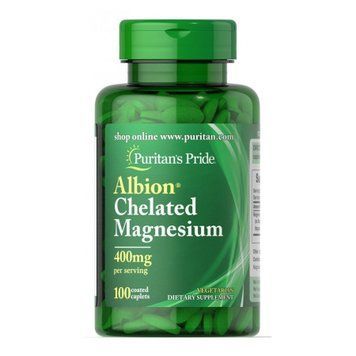 Albion Chelated Magnesium 400mg - 100caps &mdash; оригинальный товар
